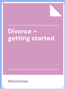 Divorce - getting started