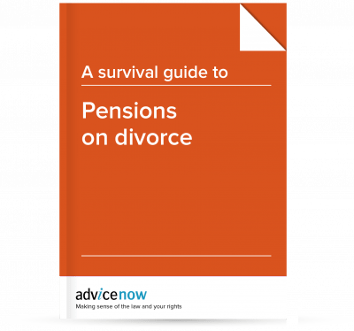 A survival guide to pensions on divorce - Printed guide