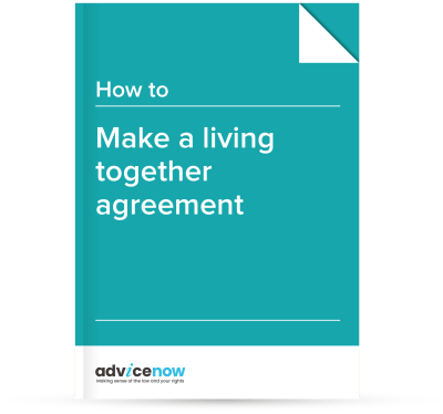 How to make a living together agreement - Printed guide
