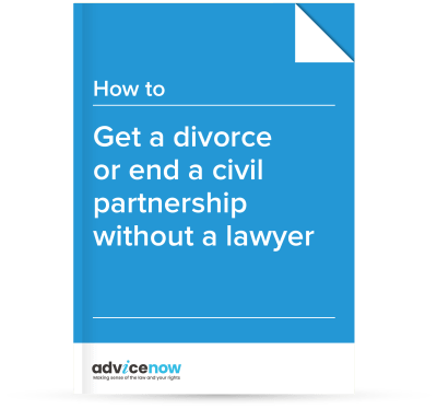 How to get a divorce or end a civil partnership without the help of a lawyer - Printed guide