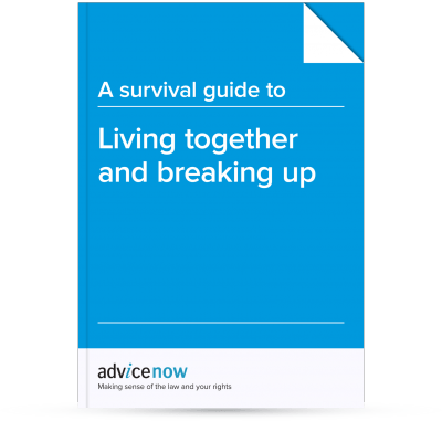 Living together and breaking up - Printed guide
